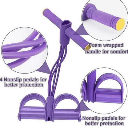 Sit-Up Aid with Resistance Bands