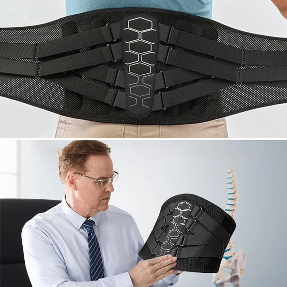 Lumbar Support Back Brace (Pulley System)