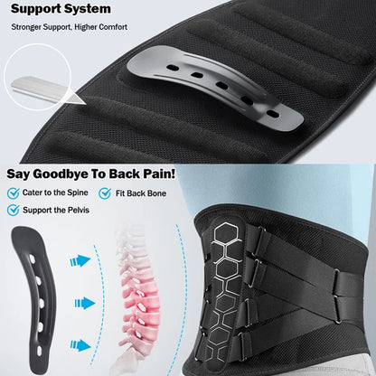 Lumbar Support Back Brace (Pulley System)