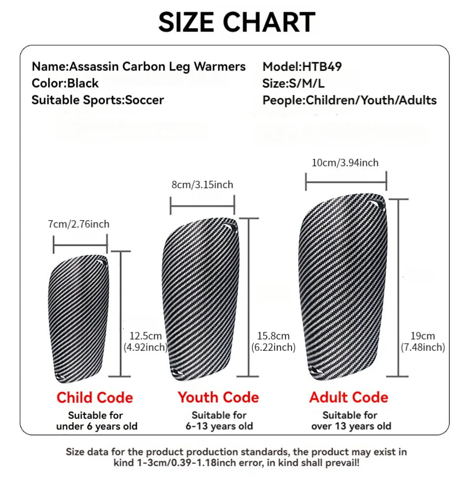 Football Shin Guards (Protective Training Gear)