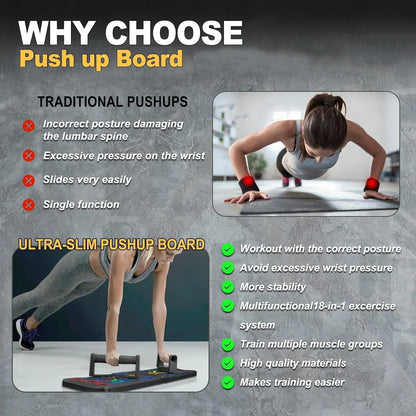 Push-Up Board with Handles (Home Gym)