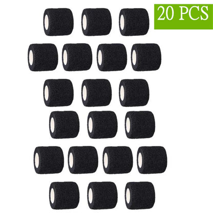 Self-Adhesive Sports Bandages (10/20 pcs, Black)
