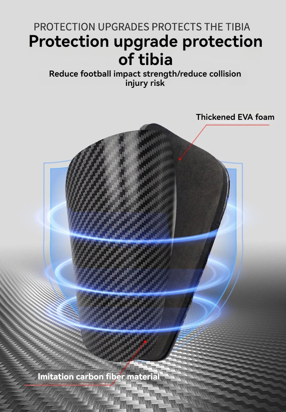Football Shin Guards (Protective Training Gear)