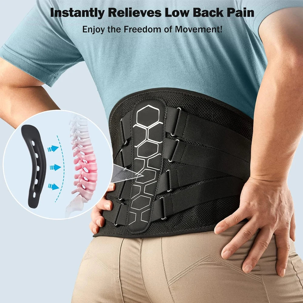 Lumbar Support Back Brace (Pulley System)