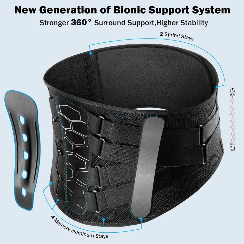 Lumbar Support Back Brace (Pulley System)