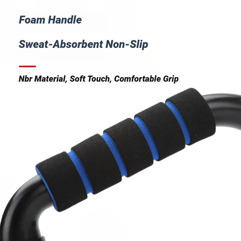Non-Slip Push-Up Bars (H-Shaped)