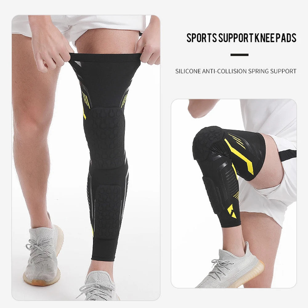 Knee Compression Sleeve (Padded, Sports Protection)