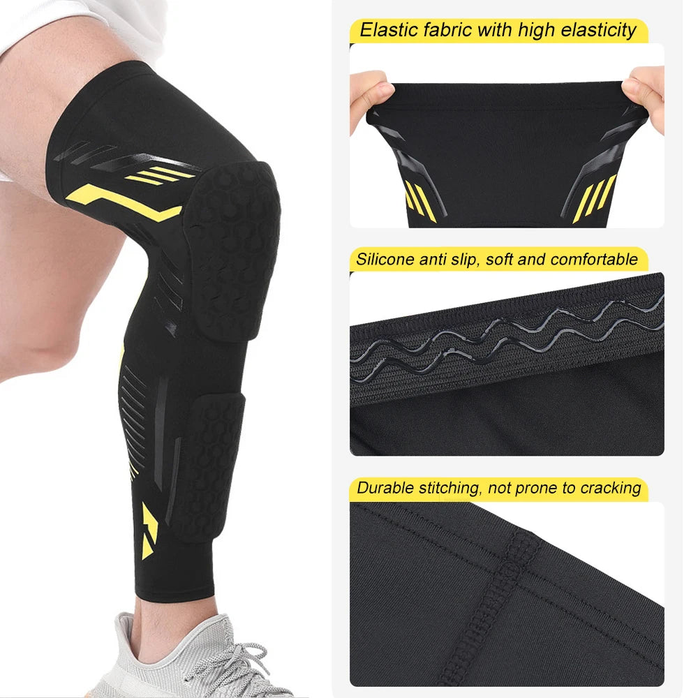 Knee Compression Sleeve (Padded, Sports Protection)