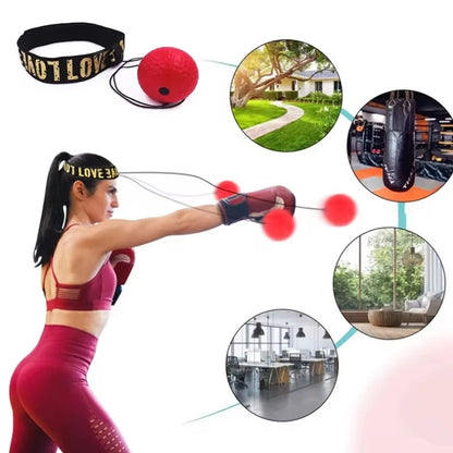Headworn Boxing Speed Ball Trainer