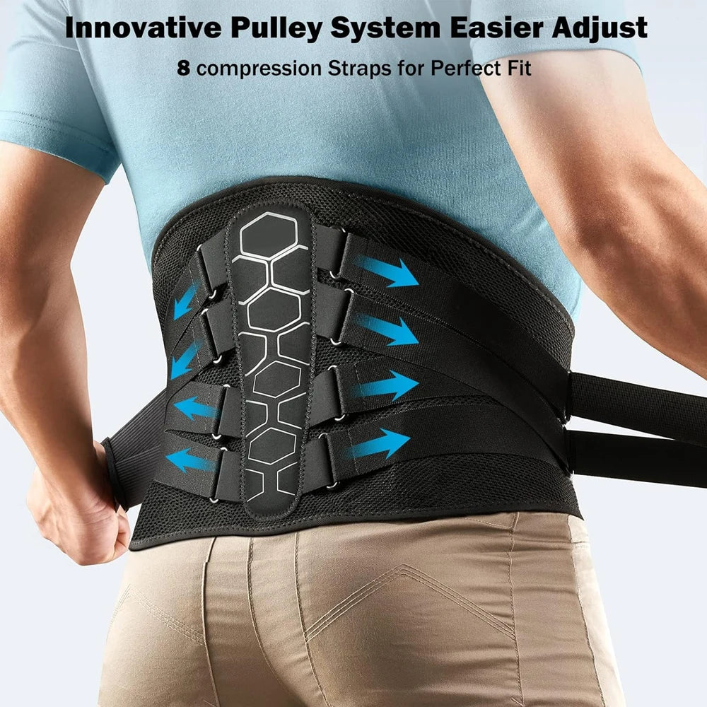 Lumbar Support Back Brace (Pulley System)