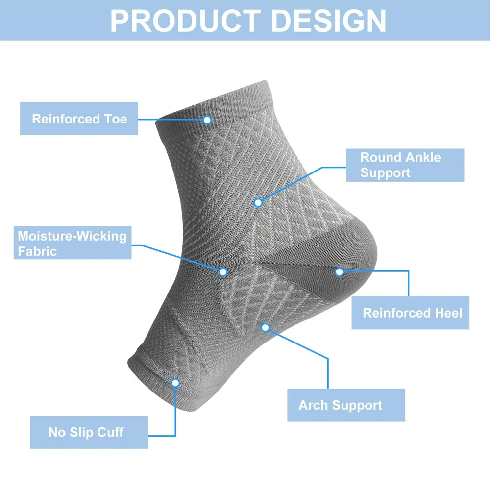 Compression Socks (Plantar Fasciitis & Neuropathy Relief)