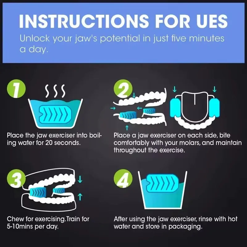 Silicone Jaw Exerciser Ball (40/50/60 lbs)