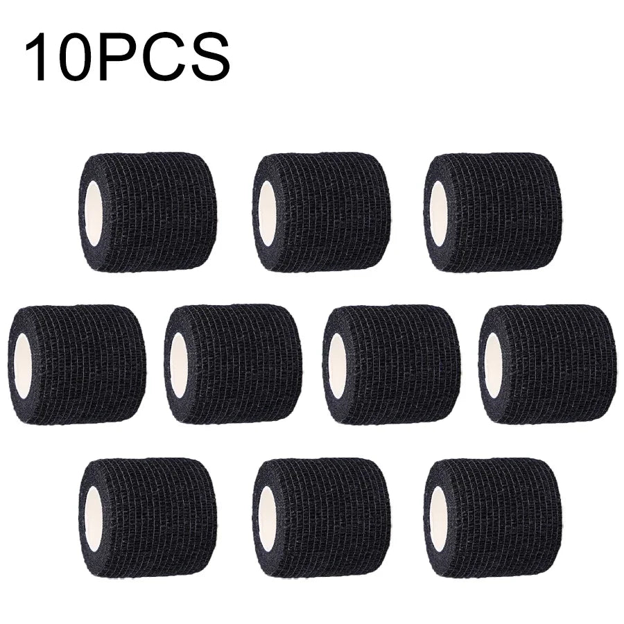 Self-Adhesive Sports Bandages (10/20 pcs, Black)