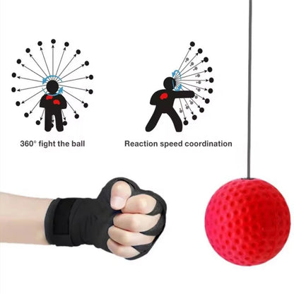 Headworn Boxing Speed Ball Trainer