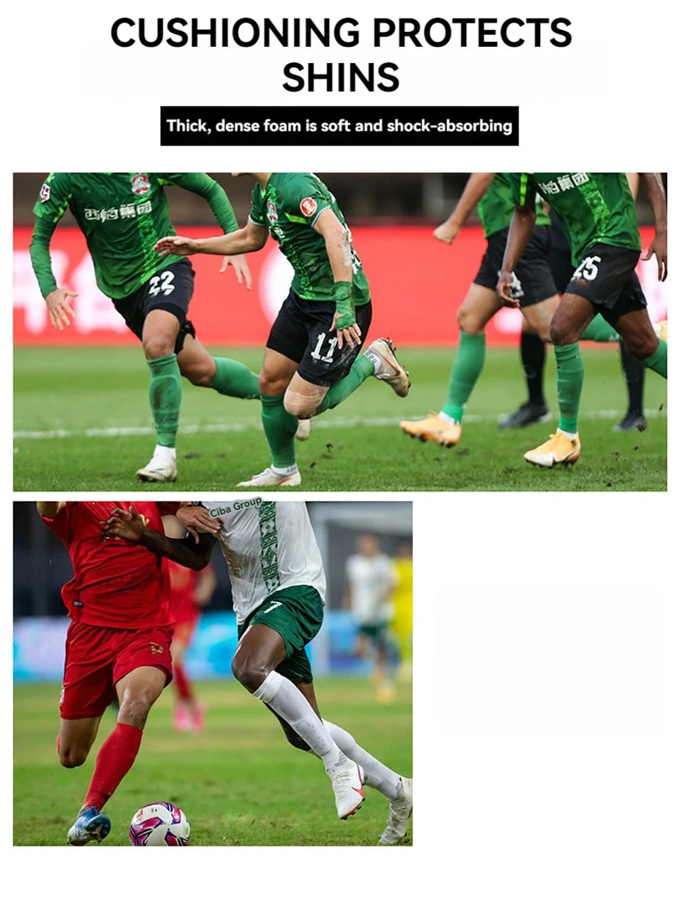 Football Shin Guards (Protective Training Gear)